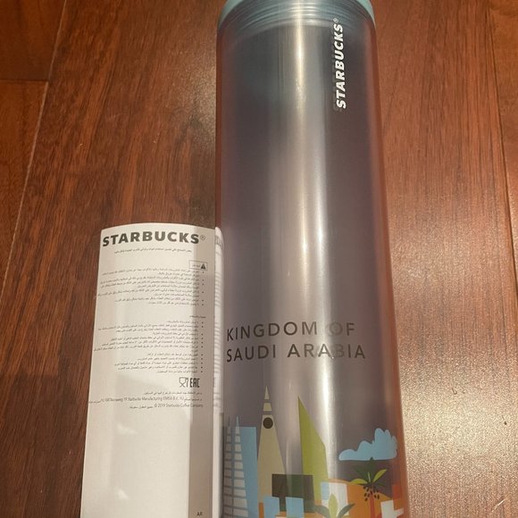 NWT Starbucks Ombre Tumbler. Global Travel Style See-through - Picture 2 of 15